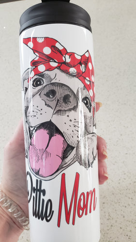 Pitbull Mom Tumbler 16oz