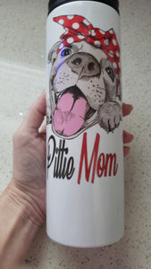 Pitbull Mom Tumbler 16oz