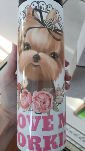 Yorkie Love Tumbler