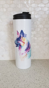 Watercolor German Shepard Tumbler