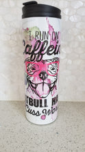 Pitbull Watercolor Tumbler