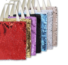 Chihuahua Mom Sequin Tote Bag