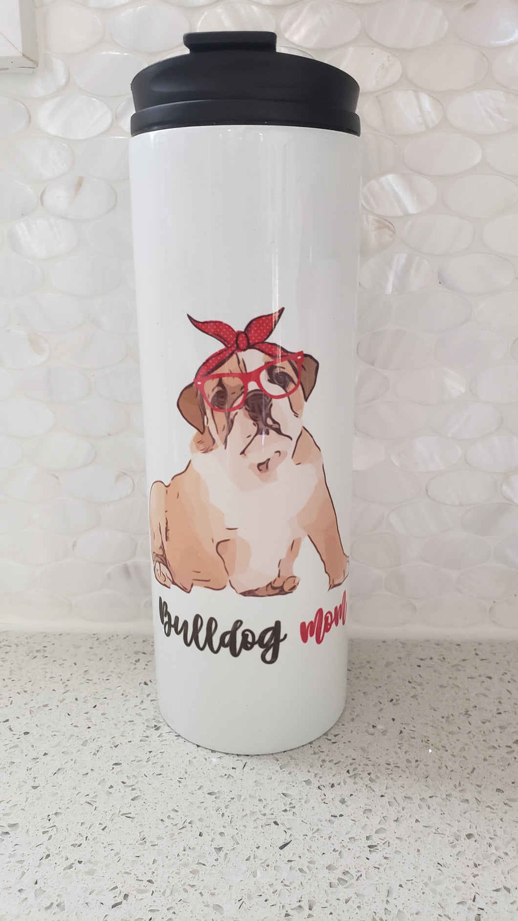 Bulldog Mom Tumbler