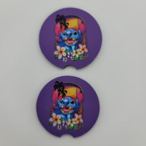 Lilo & Stitch Car Coasters