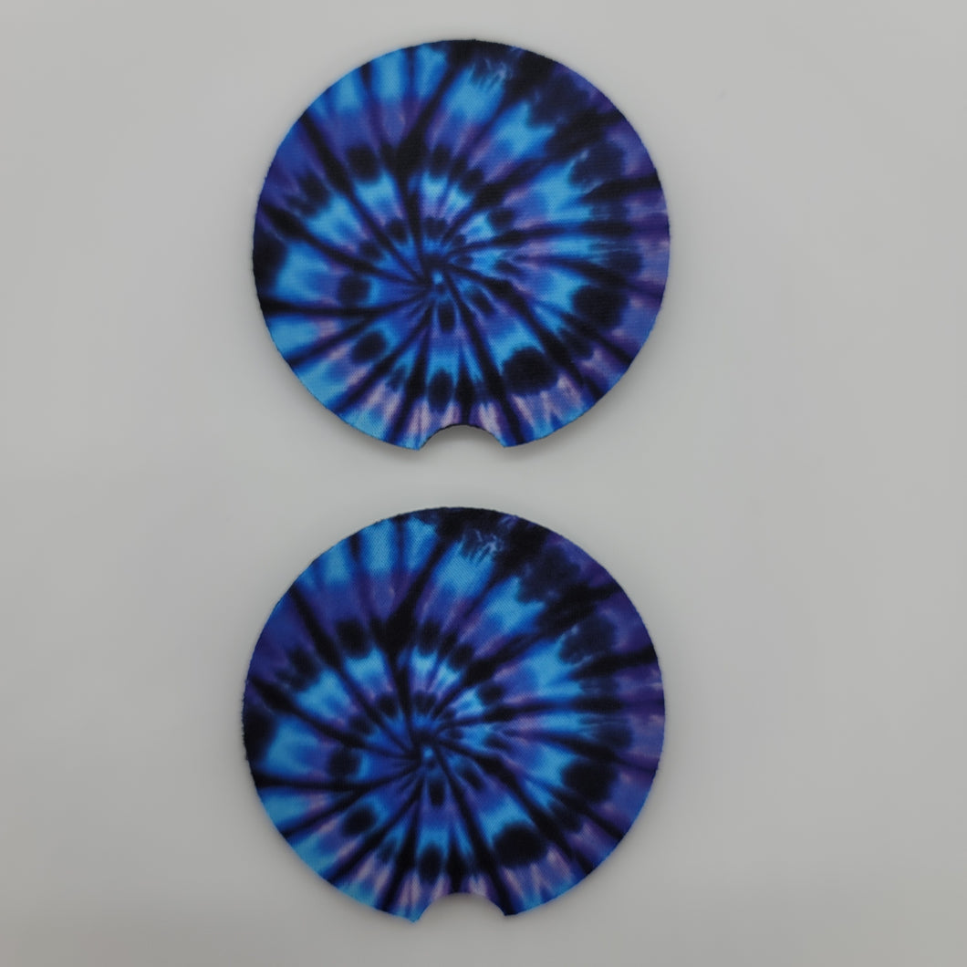 Tie Dye Car Coasters