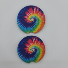 Tie Dye Car Coasters