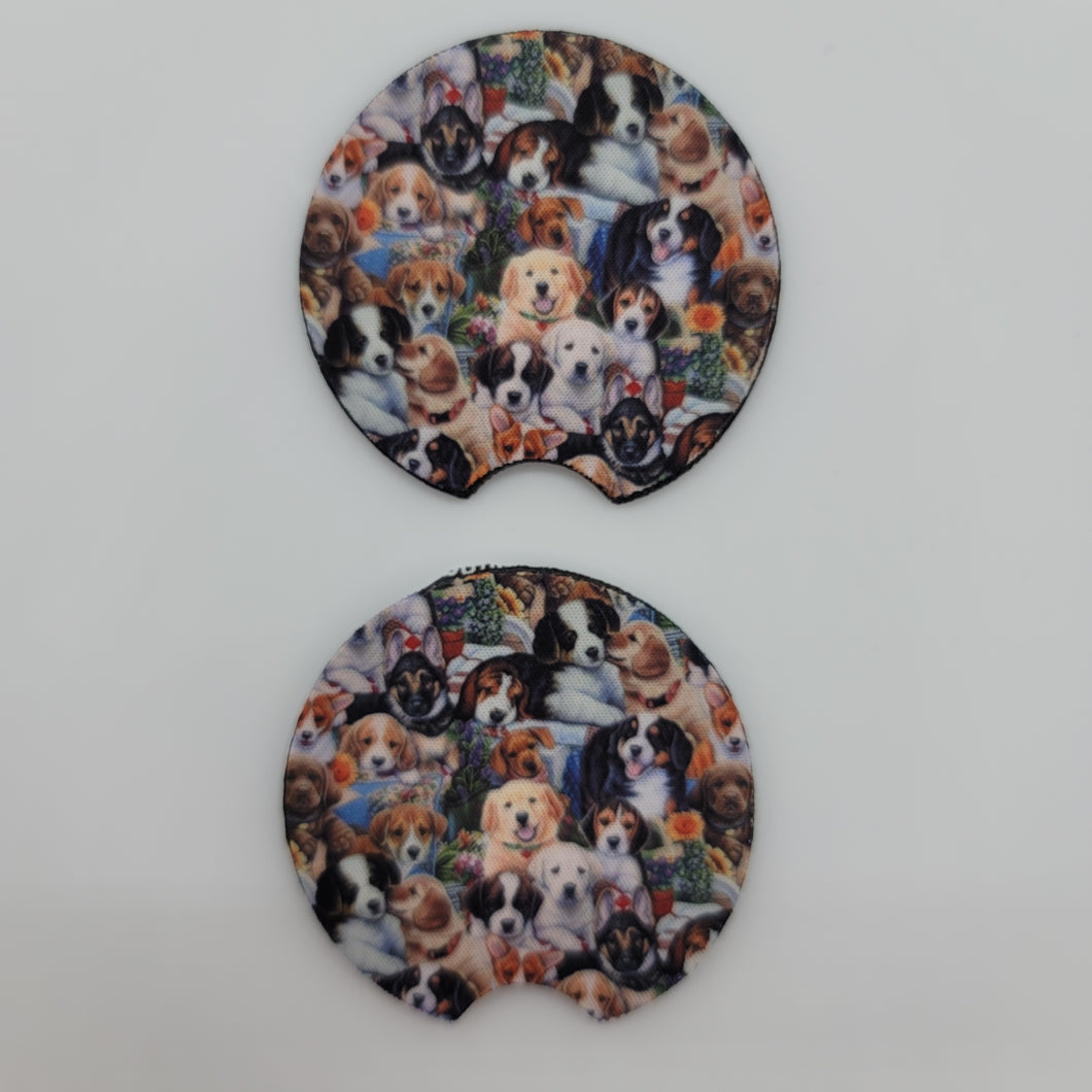 Dogs Car Coasters