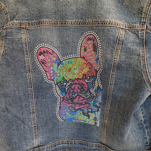 French Bulldog Rhinestone Jacket