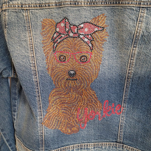 Yorkie Rhinestone Jacket