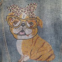 English Bulldog Rhinestone Jacket