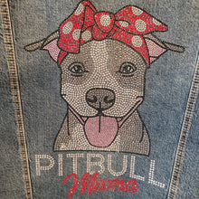 Blue Nose Pitbull Rhinestone Jacket