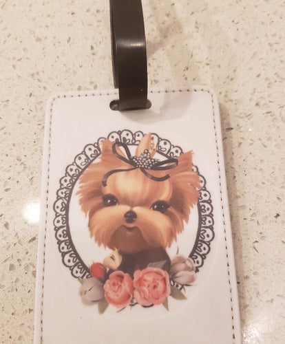 Yorkie Luggage Tag