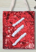 Custom Sequin Tote Bag