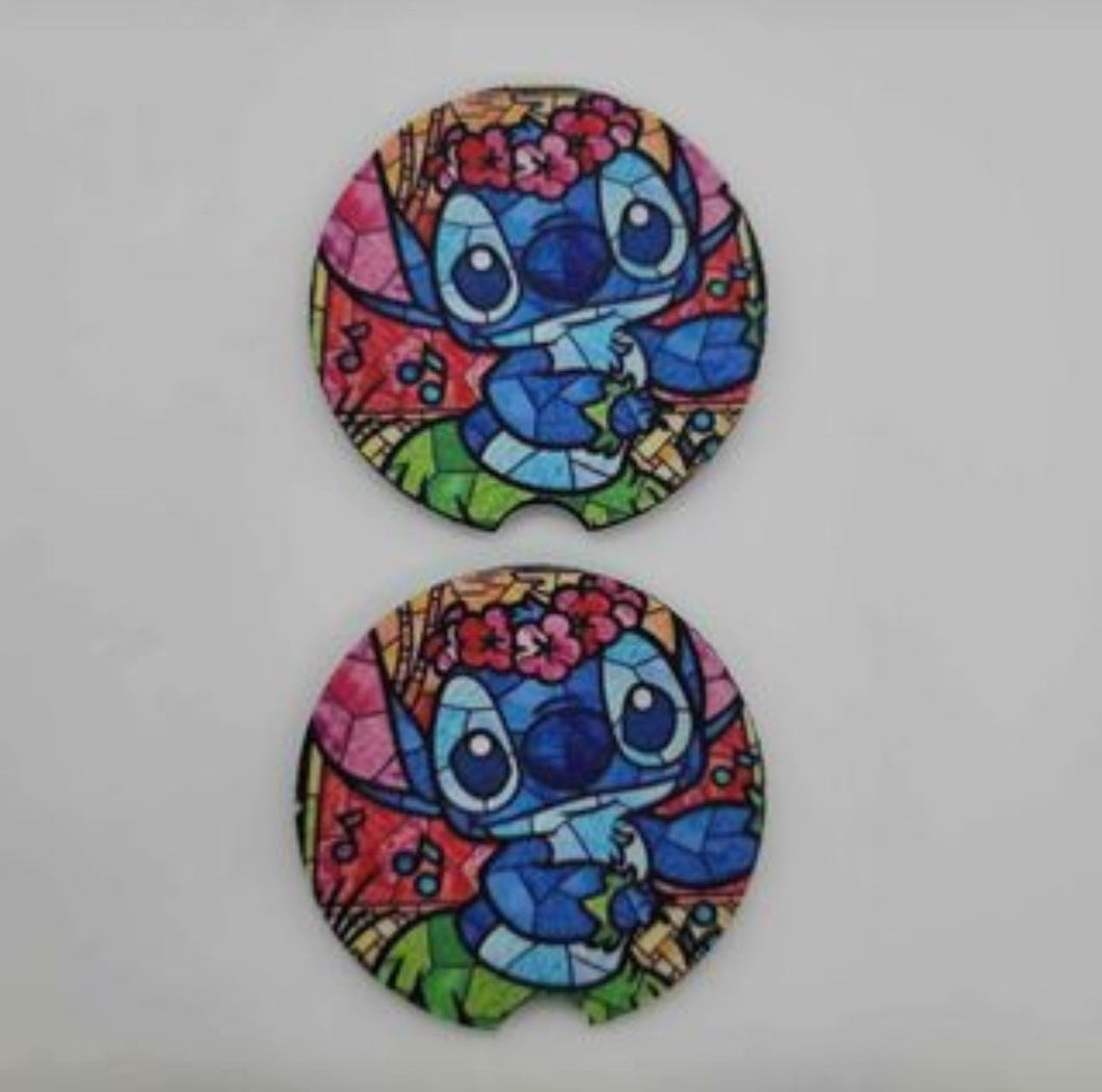 Lilo & Stitch Car Coasters