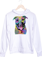 Colorful Pitbull Heart Hoodie