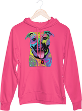 Colorful Pitbull Heart Hoodie