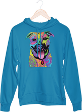 Colorful Pitbull Heart Hoodie