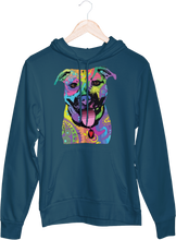 Colorful Pitbull Heart Hoodie