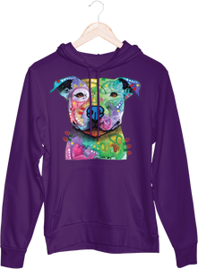 Colorful Pitbull Hoodie