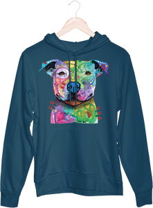 Colorful Pitbull Hoodie