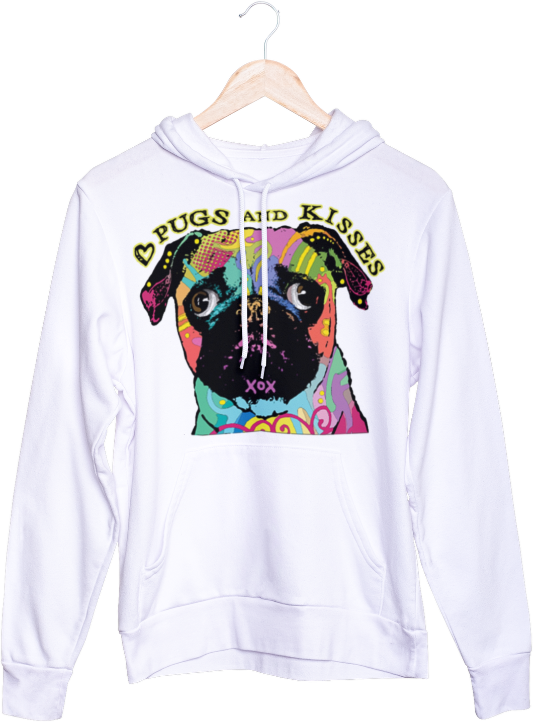 Pugs and Kisses Hoodie