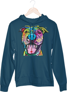 Smiling Pitbull Hoodie